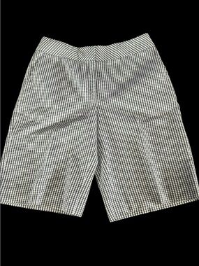 Saks Fifth Avenue Gingham Walking Shorts Size 6